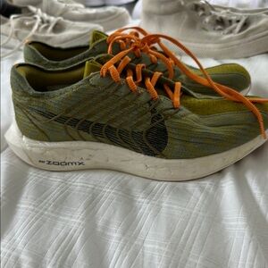 Nike Olive and Yellow Sneakers